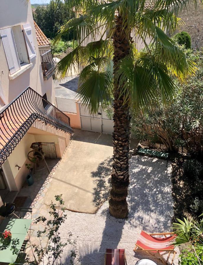 Gite Le Palmier - Perfectly Located Cosy Studio With Private Garden Puissalicon エクステリア 写真